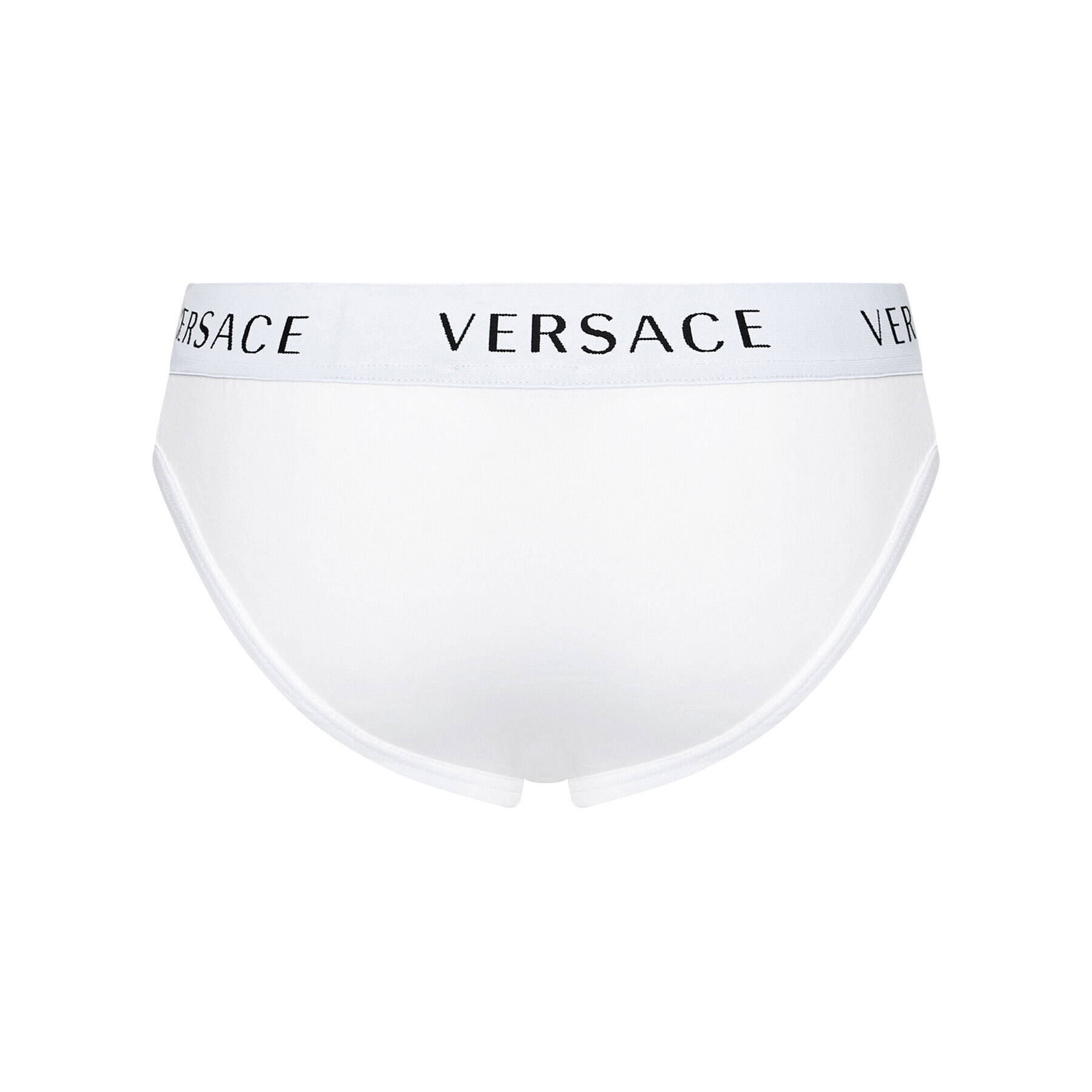 Versace Klasické nohavičky Logo AUD04071 Biela - Pepit.sk