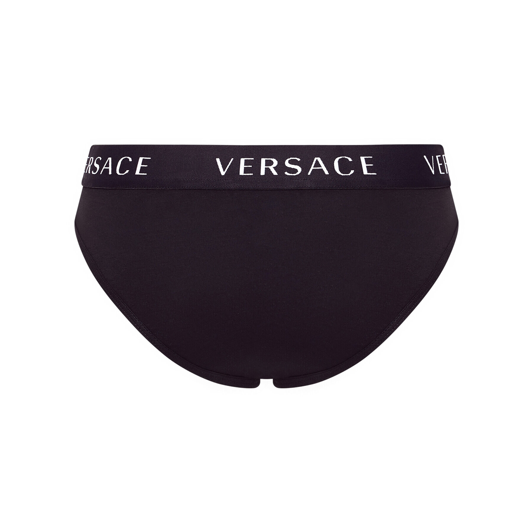 Versace Klasické nohavičky Logo AUD04071 Čierna - Pepit.sk