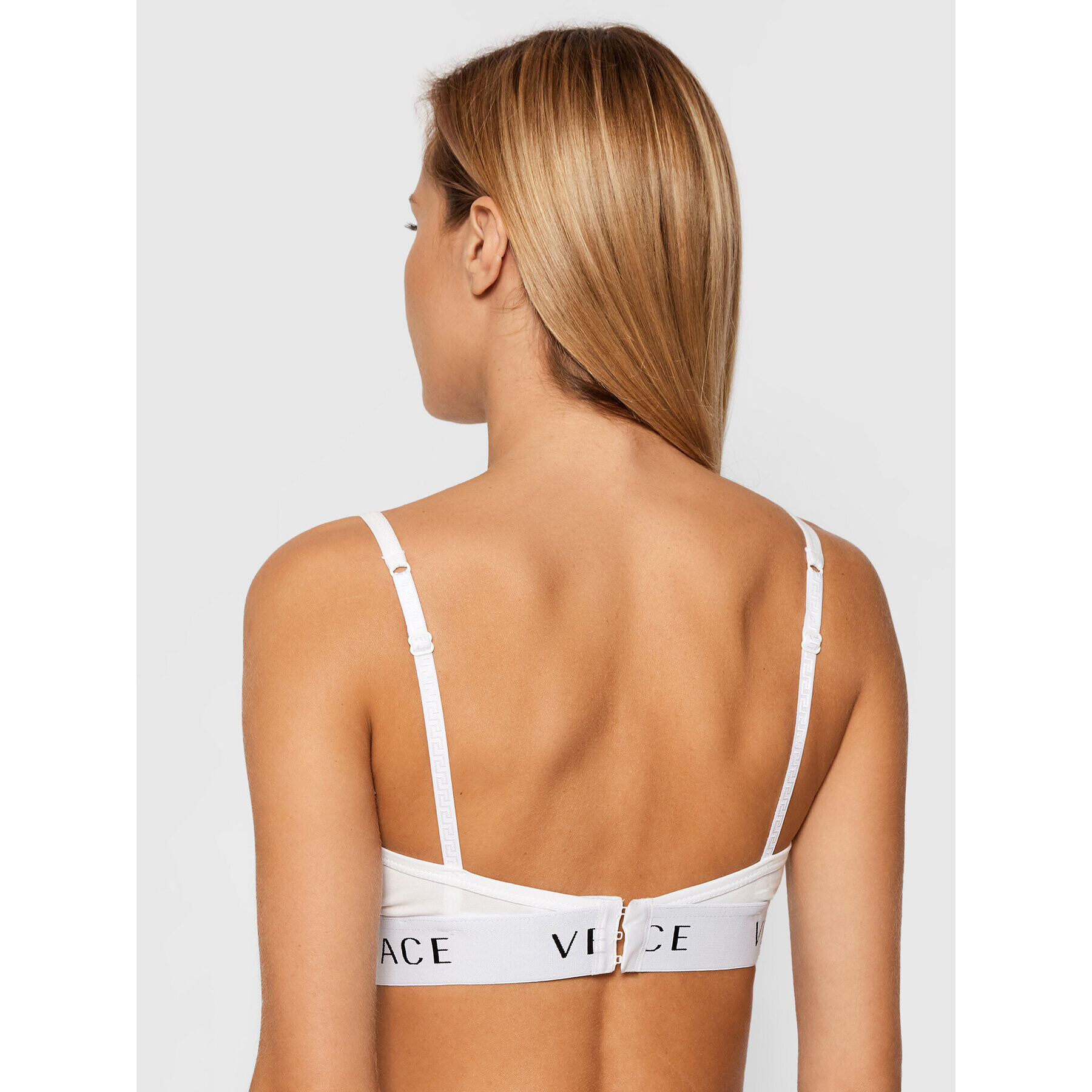 Versace Podprsenka Bralette Donna AUD04067 Biela - Pepit.sk