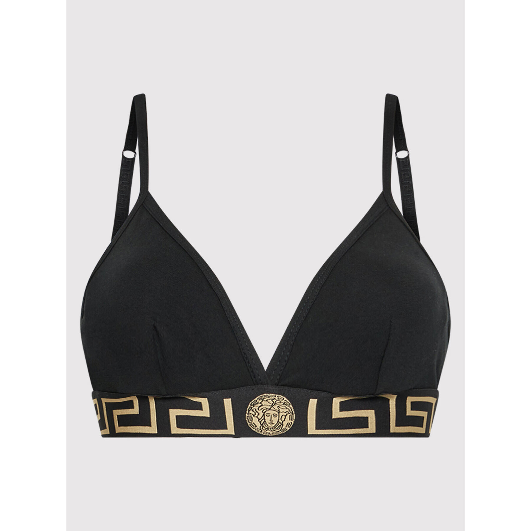 Versace Podprsenka Bralette Greca 1000656 Čierna - Pepit.sk