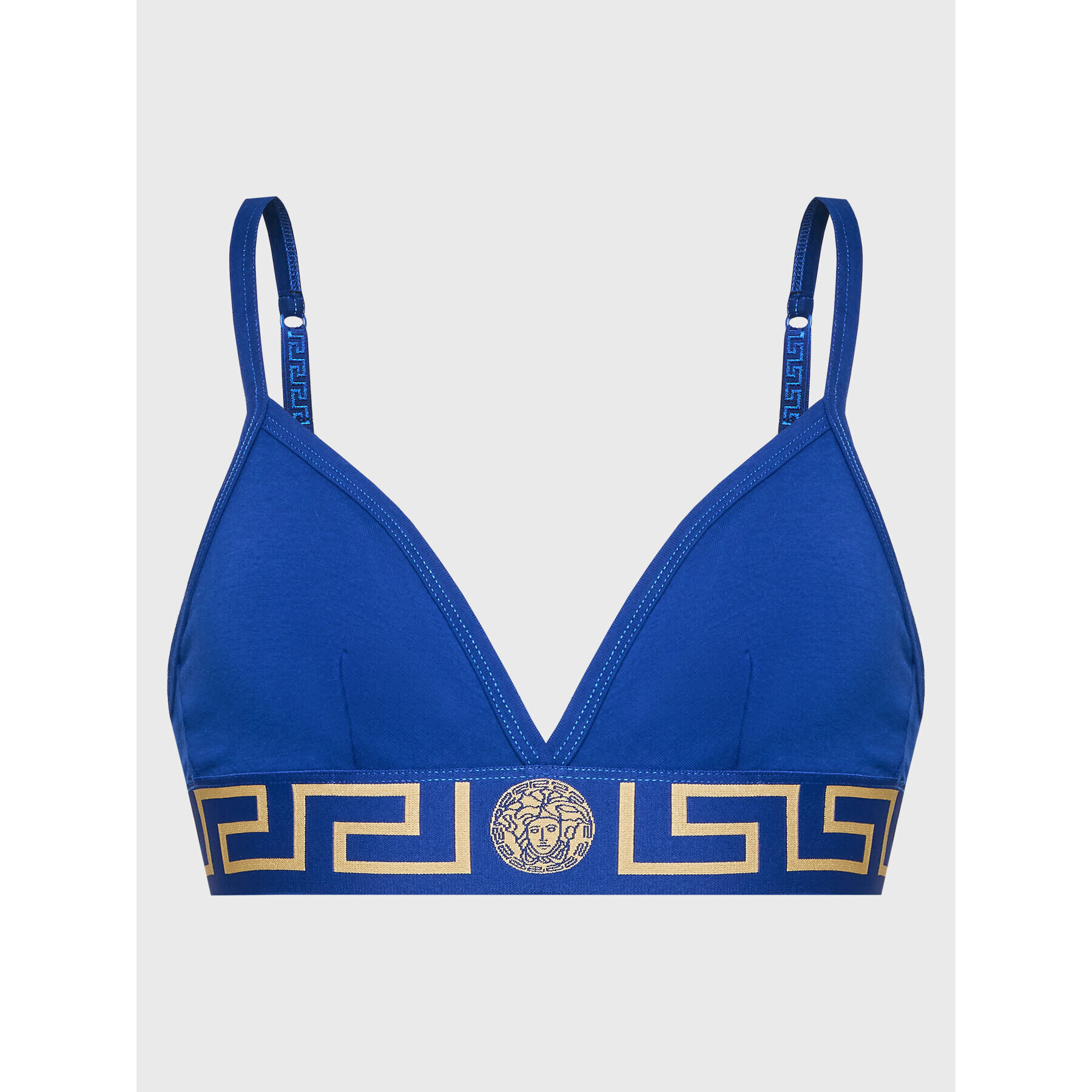 Versace Podprsenka Bralette Greca 1000656 Modrá - Pepit.sk