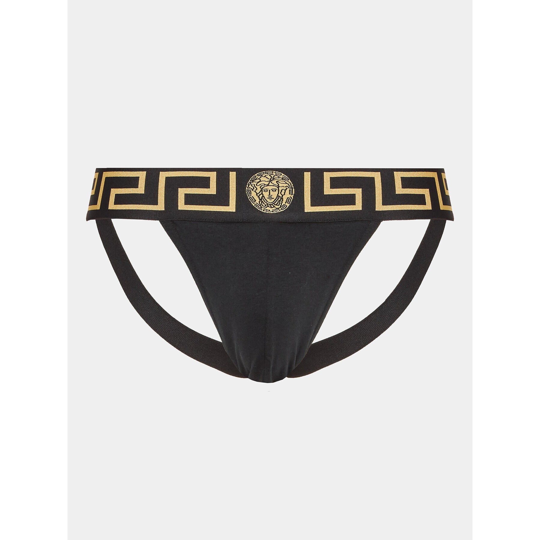 Versace Slipy Jock Strap AUU01017 Čierna - Pepit.sk