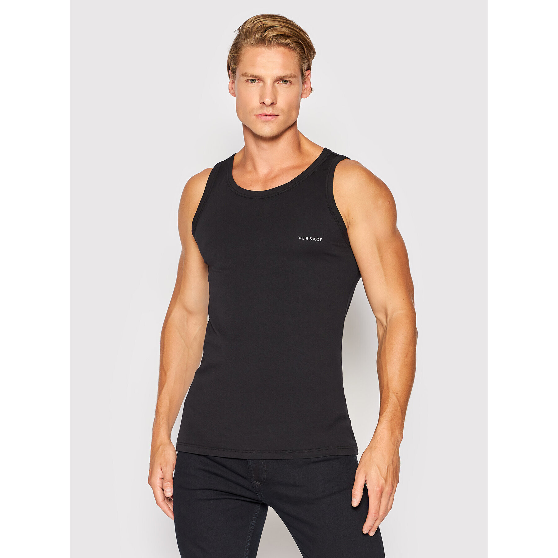 Versace Súprava 2 tank topov Intimo AU04022 Farebná Slim Fit - Pepit.sk