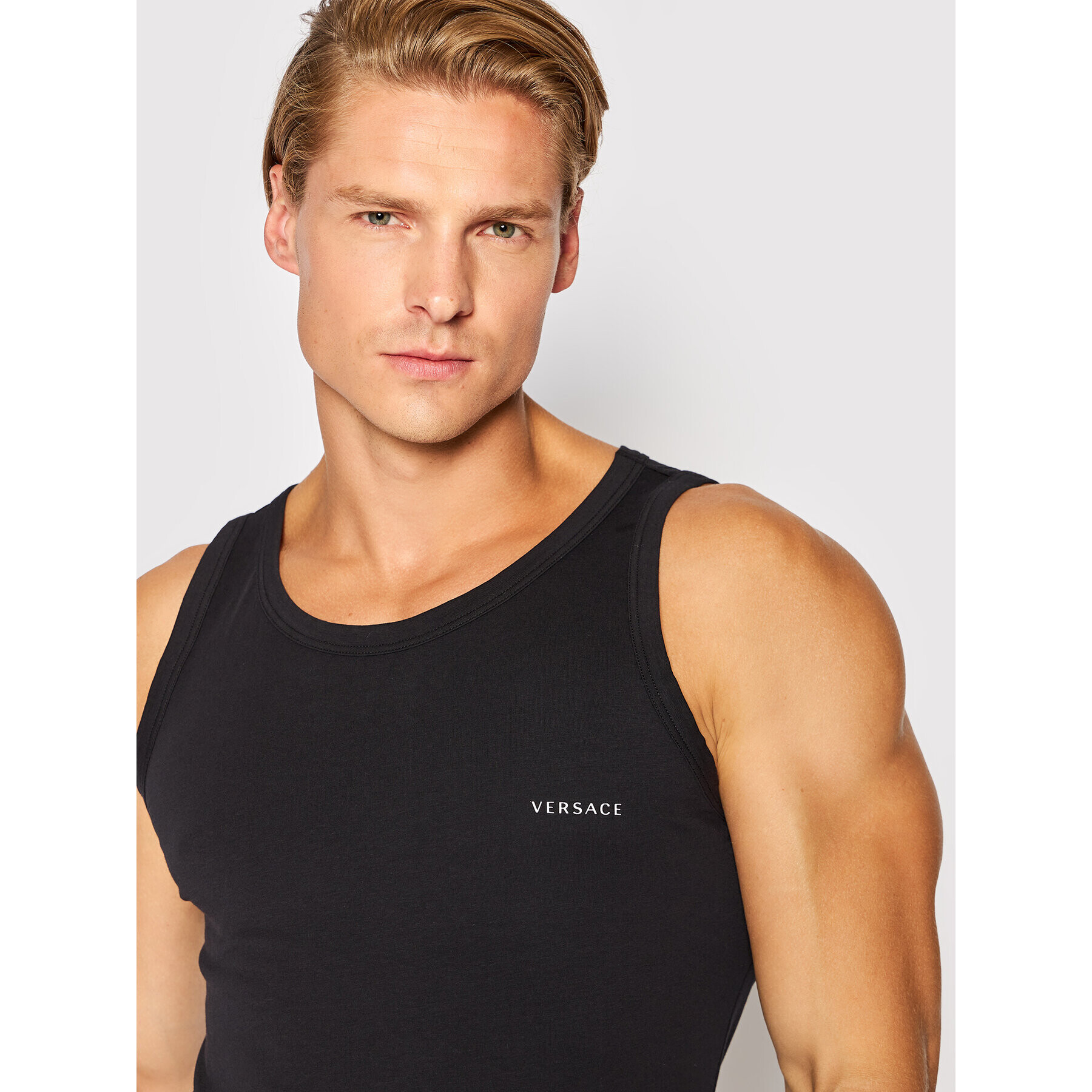 Versace Súprava 2 tank topov Intimo AU04022 Farebná Slim Fit - Pepit.sk