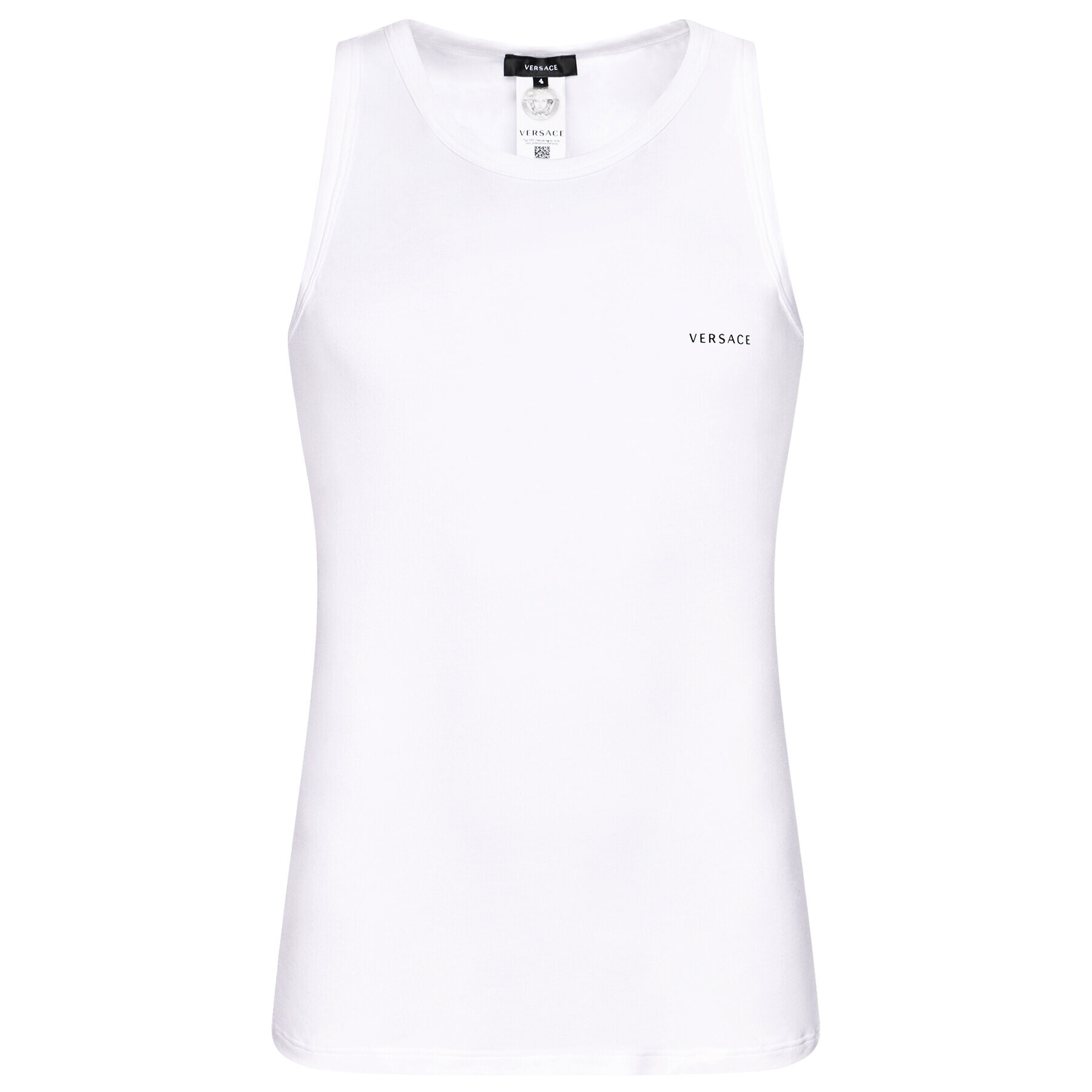 Versace Tank top Canotta AUU04022 Biela Slim Fit - Pepit.sk