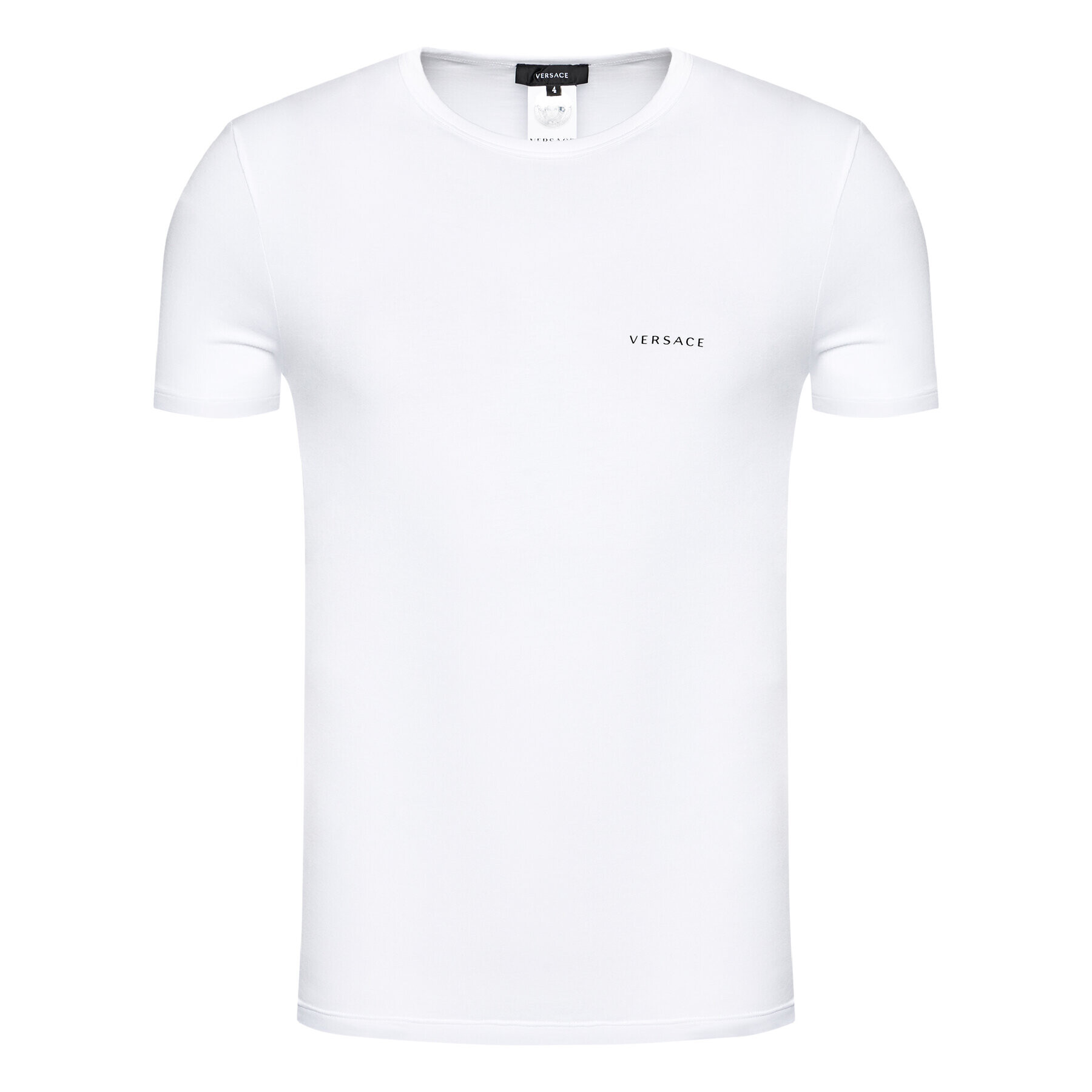 Versace Tričko Mc Girocollo AUU04023 Biela Slim Fit - Pepit.sk