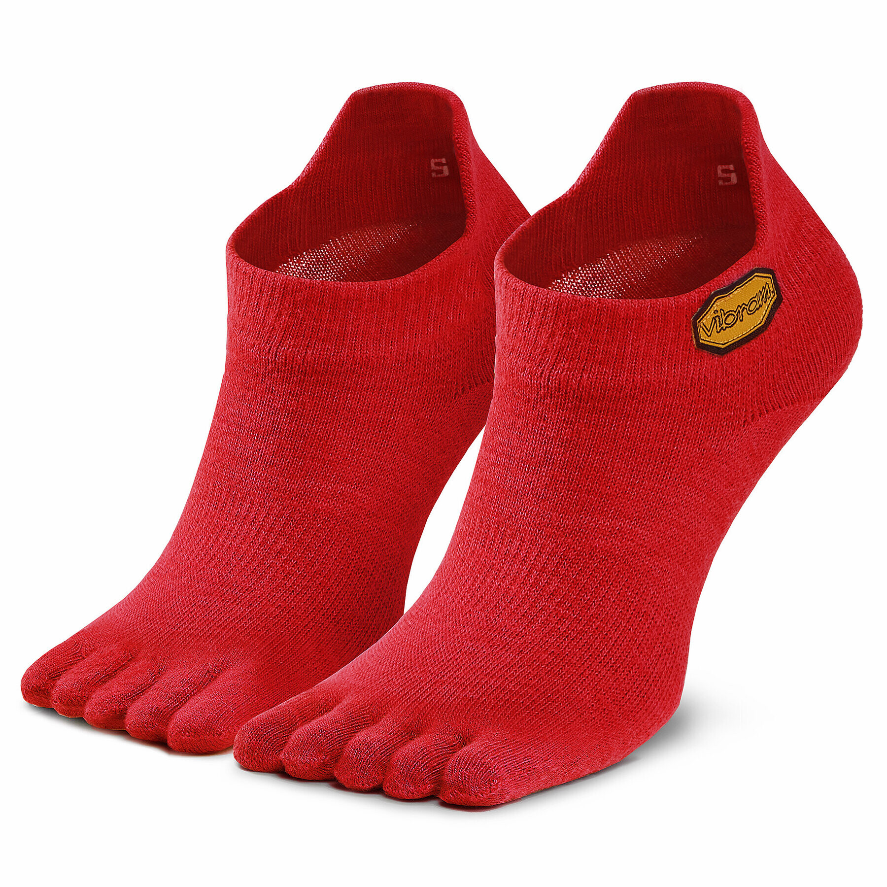 Vibram Fivefingers Ponožky Kotníkové Unisex Athletic No Show S18N04 Červená - Pepit.sk