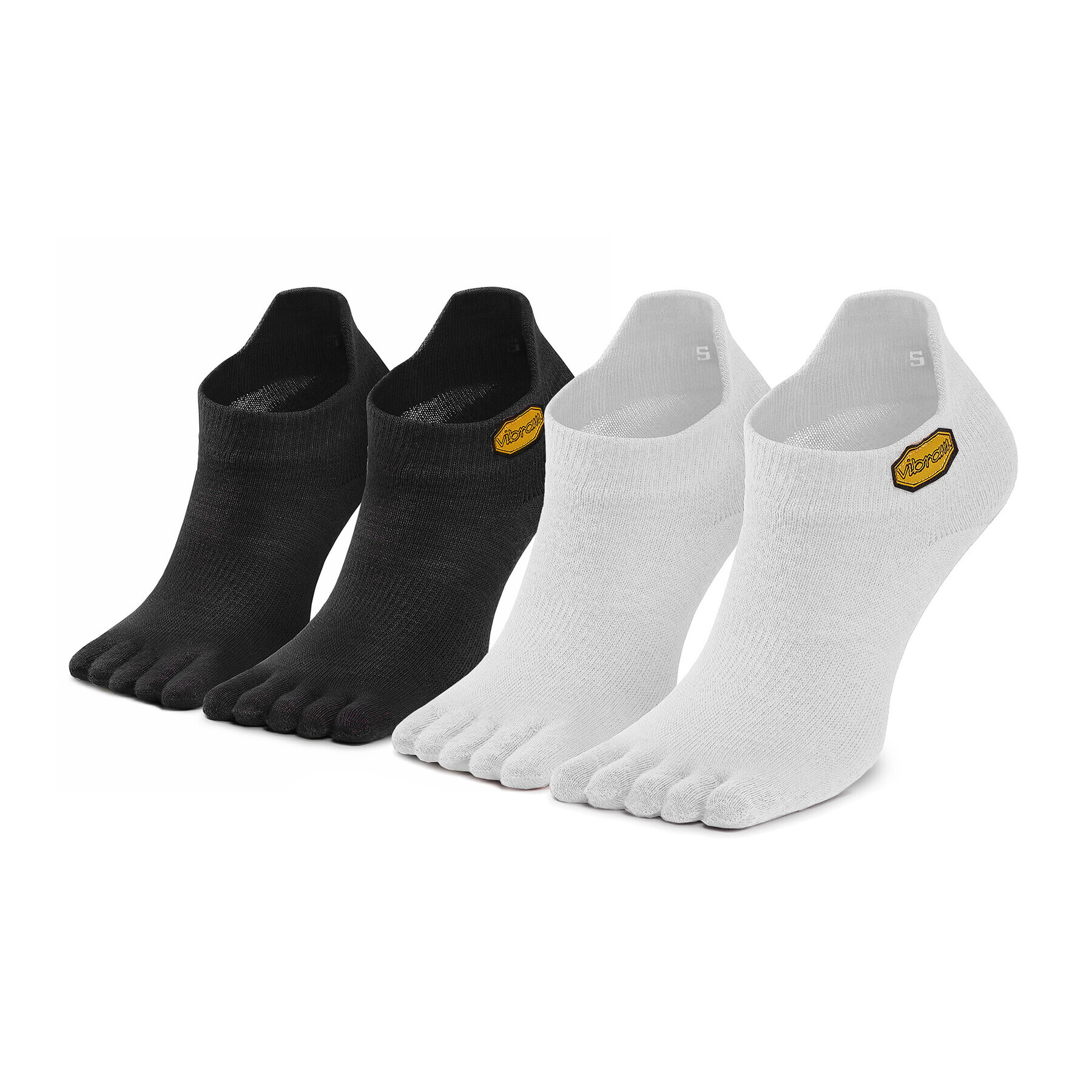 Vibram Fivefingers Súprava 2 párov kotníkových ponožiek unisex No Show S15N12P Čierna - Pepit.sk