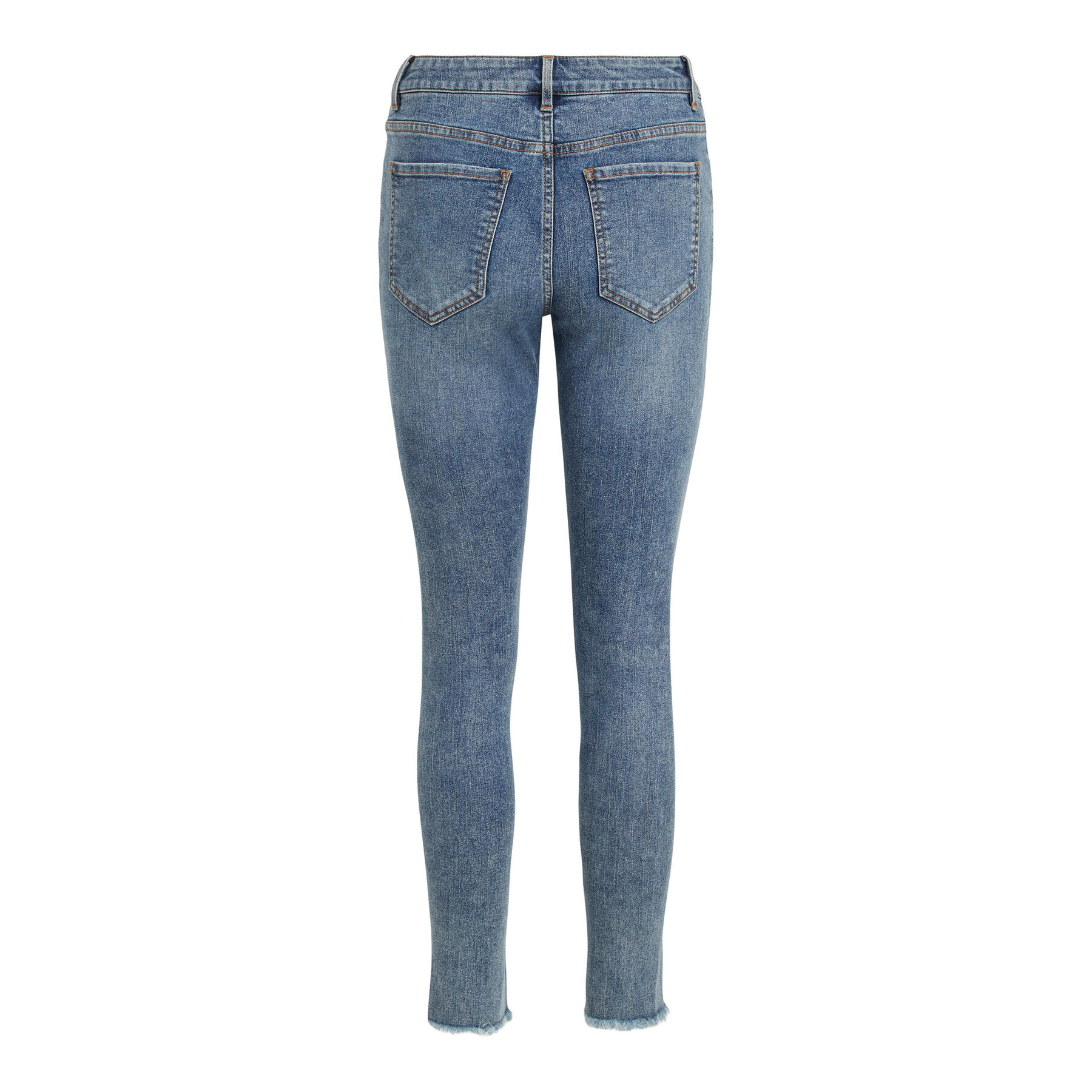 Vila Džínsy Skinnie 14076415 Modrá Skinny Fit - Pepit.sk