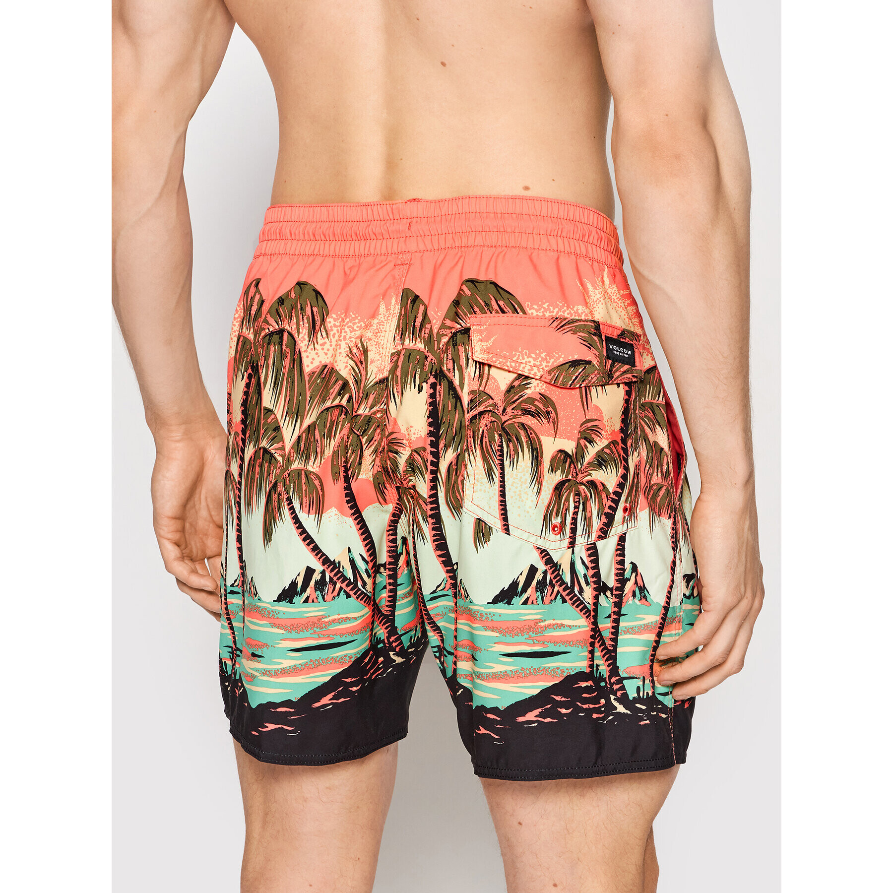 Volcom Plavecké šortky Novelty Trunk 17'' A2512201 Farebná Regular Fit - Pepit.sk