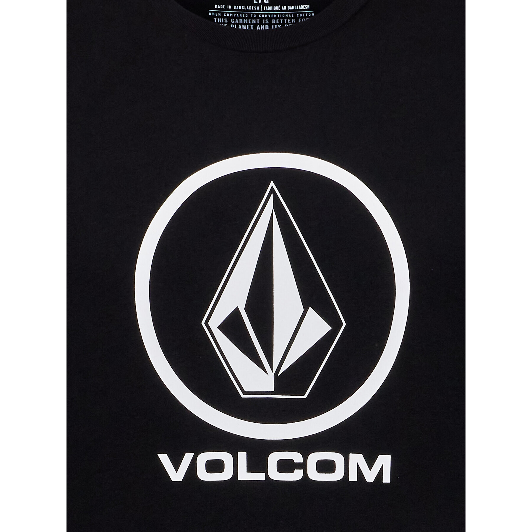 Volcom Tričko Crips Stone A3512352 Čierna Regular Fit - Pepit.sk