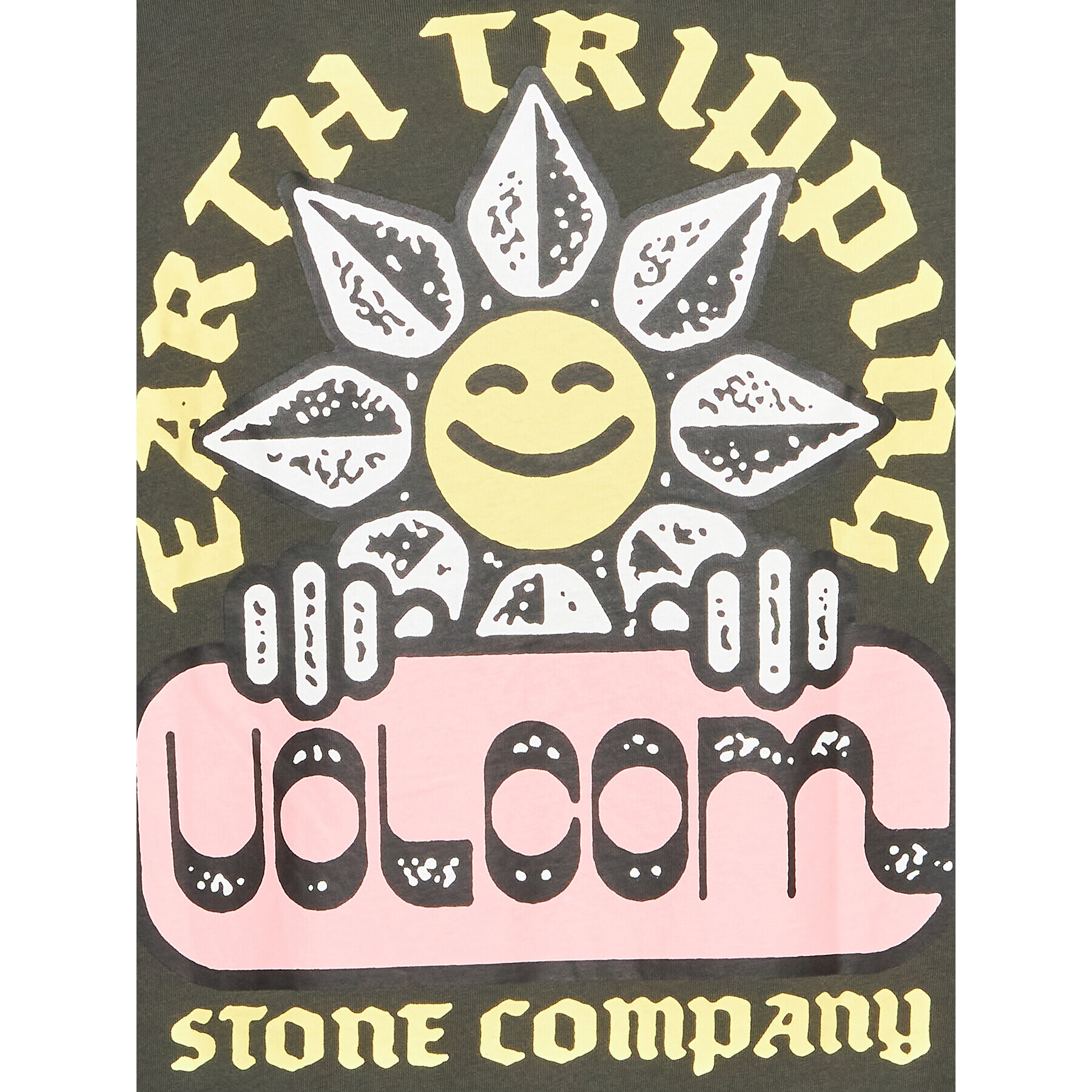 Volcom Tričko Gardener A5012301 Sivá Relaxed Fit - Pepit.sk