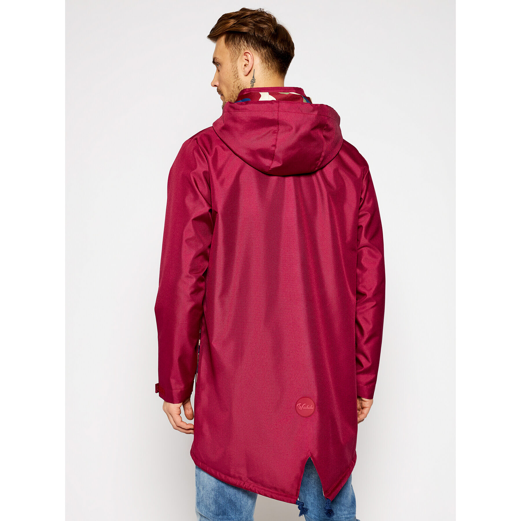 Waikiki Vibe Parka Moro Burgund Bordová Regular Fit - Pepit.sk