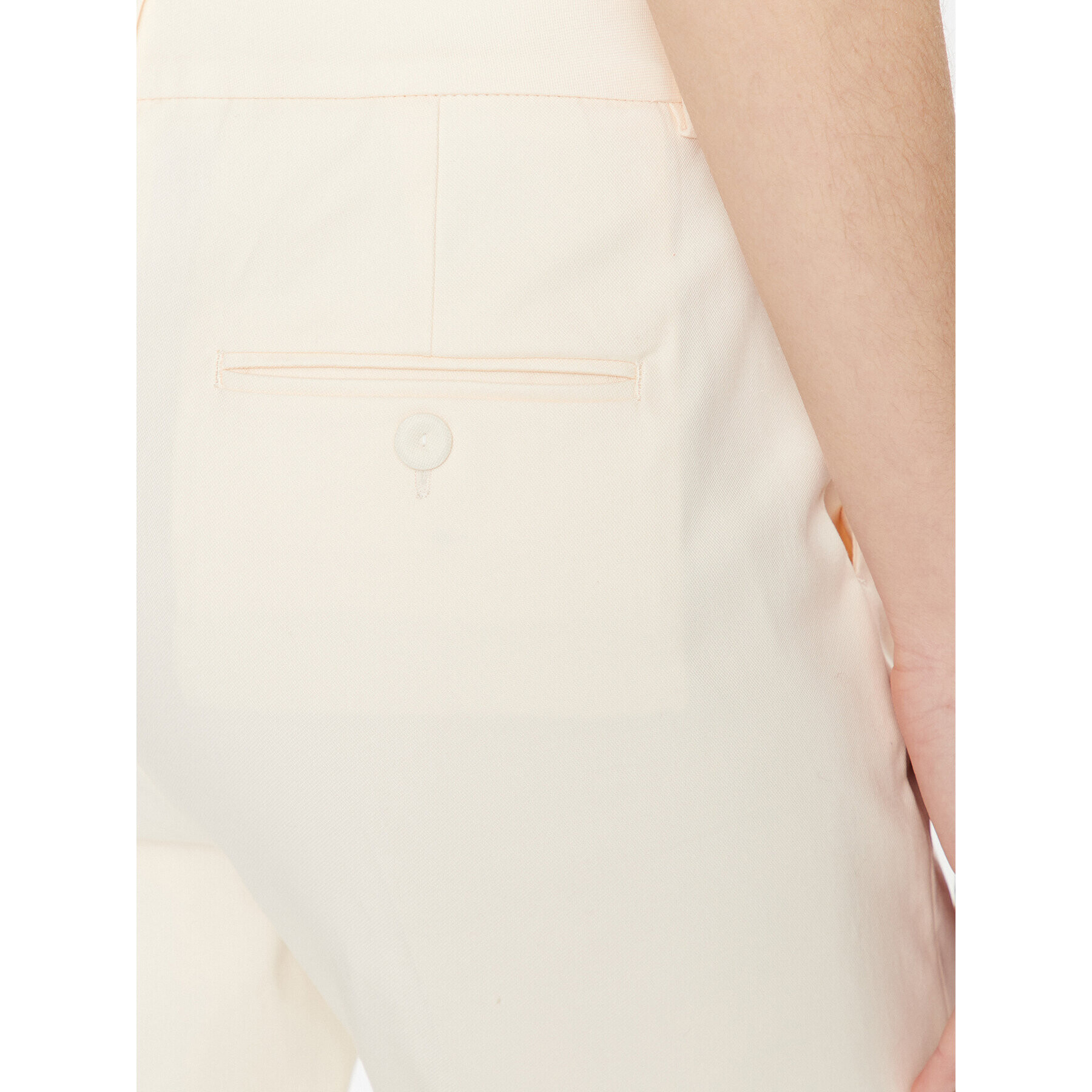 Weekend Max Mara Chino nohavice Vite 23513104 Écru Slim Fit - Pepit.sk