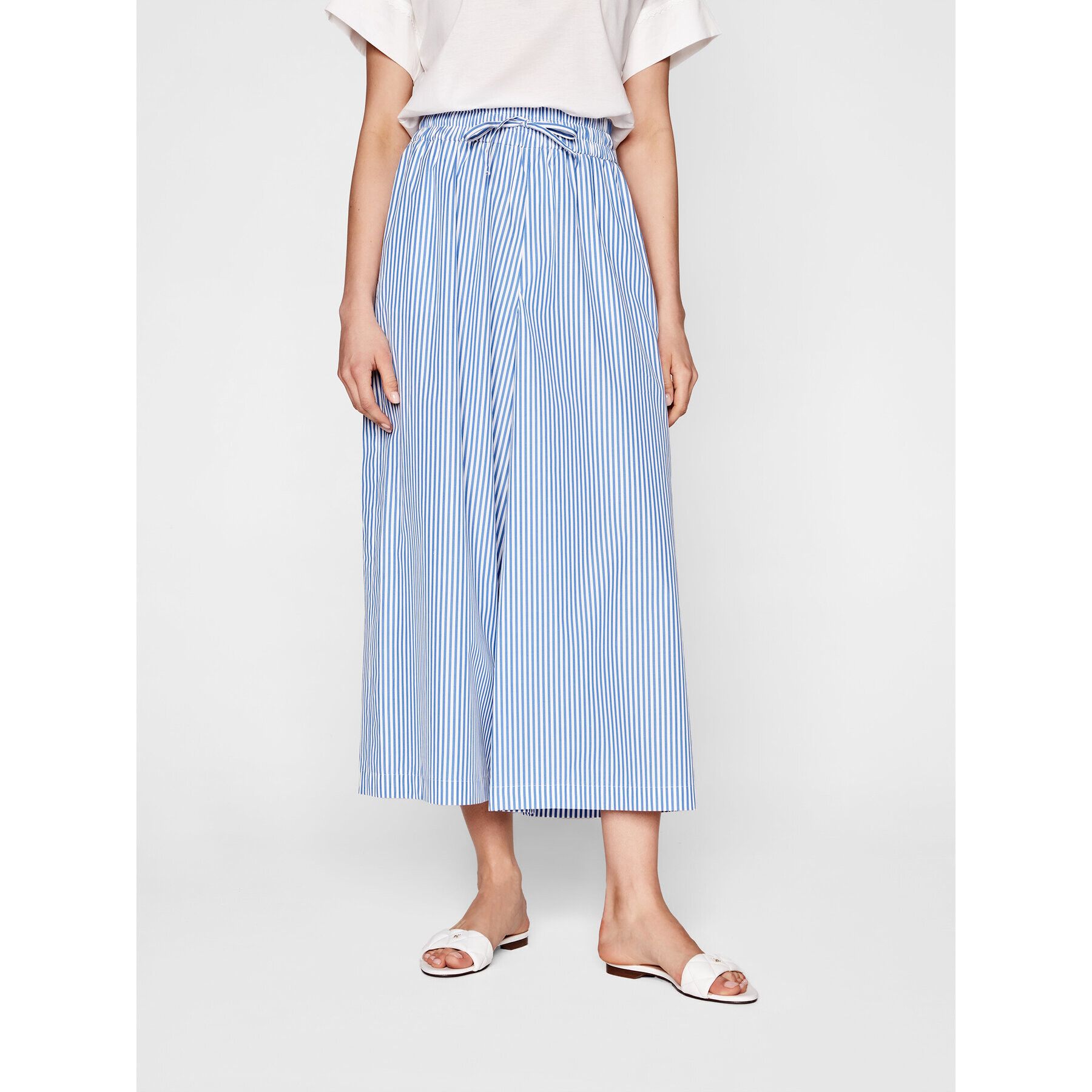 Weekend Max Mara Culottes nohavice Linfa 51310911 Farebná Loose Fit - Pepit.sk