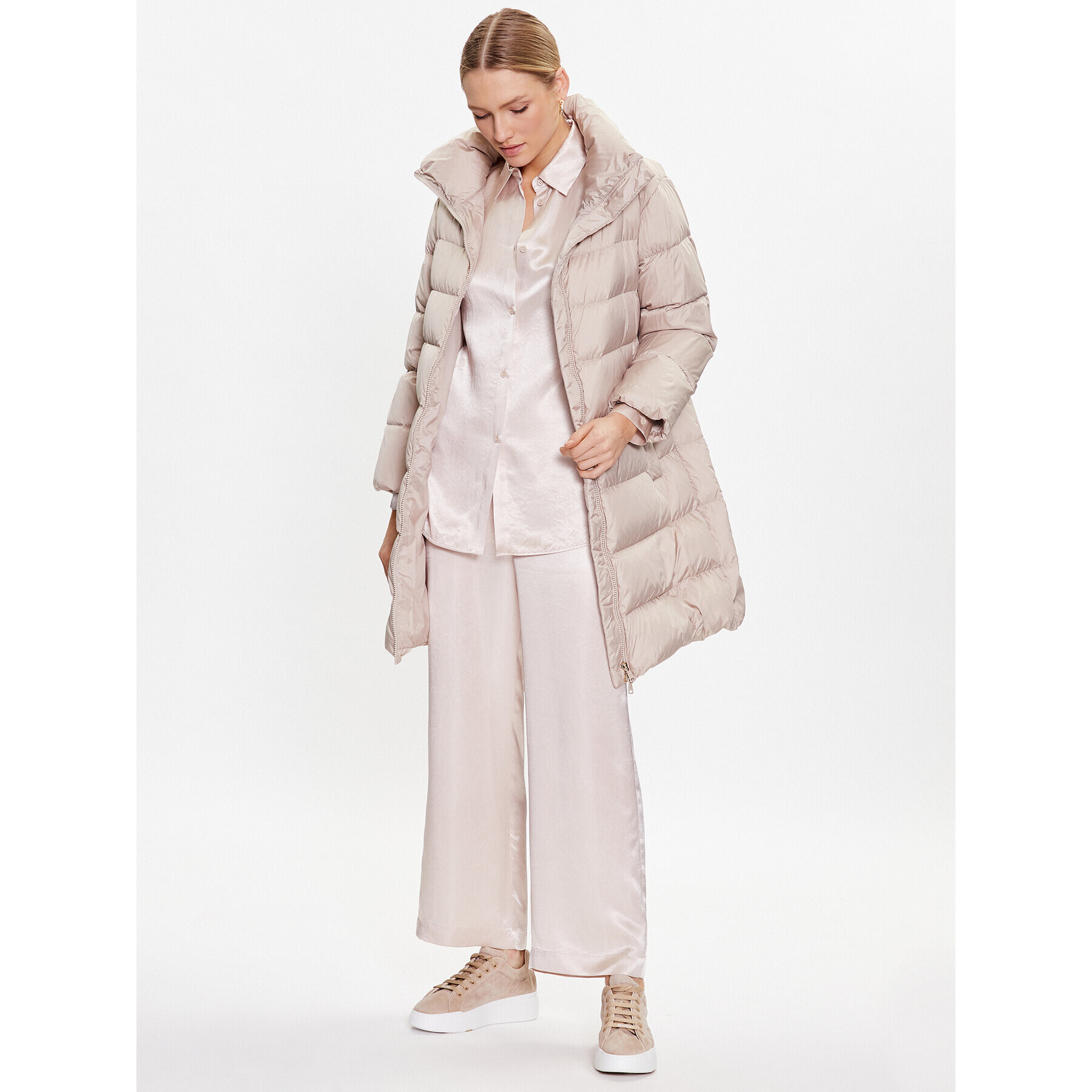 Weekend Max Mara Vatovaná bunda Lamine 54960823 Béžová Regular Fit - Pepit.sk