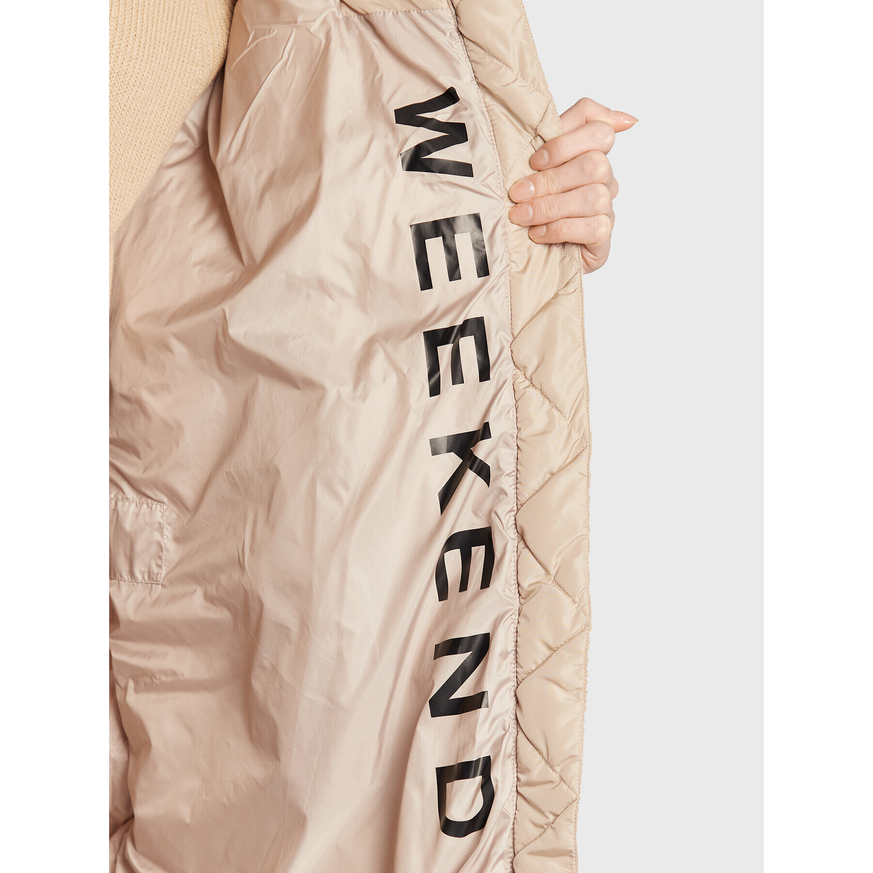 Weekend Max Mara Vatovaná bunda Milord 54960123 Béžová Regular Fit - Pepit.sk