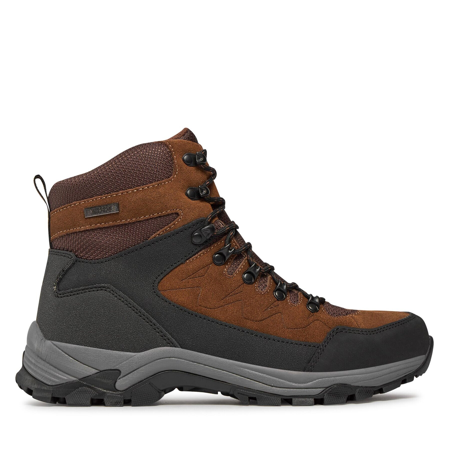 Whistler Outdoorová obuv Detion Outdoor Leather Boot WP W204389 Sivá - Pepit.sk