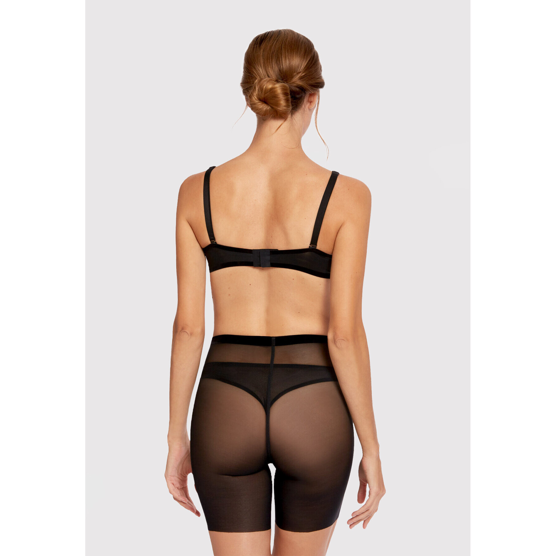 Wolford Tvarujúca spodná bielizeň Tulle 69552 Čierna - Pepit.sk