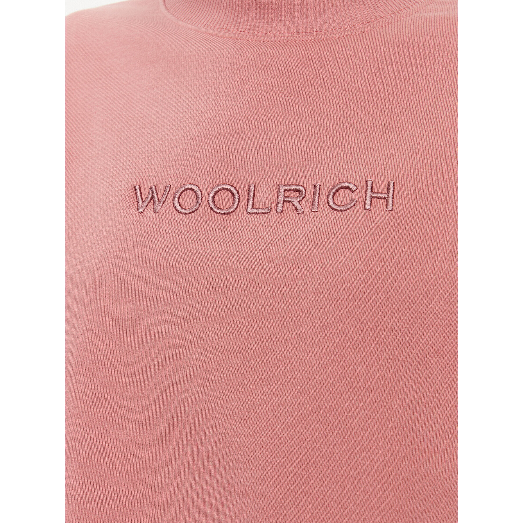 Woolrich Mikina Logo CFWWSW0115FRUT3164 Ružová Relaxed Fit - Pepit.sk