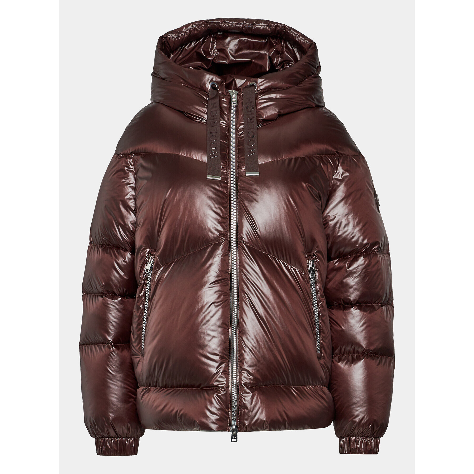 Woolrich Vatovaná bunda Aliquippa CFWWOU0927FRUT3085 Hnedá Regular Fit - Pepit.sk