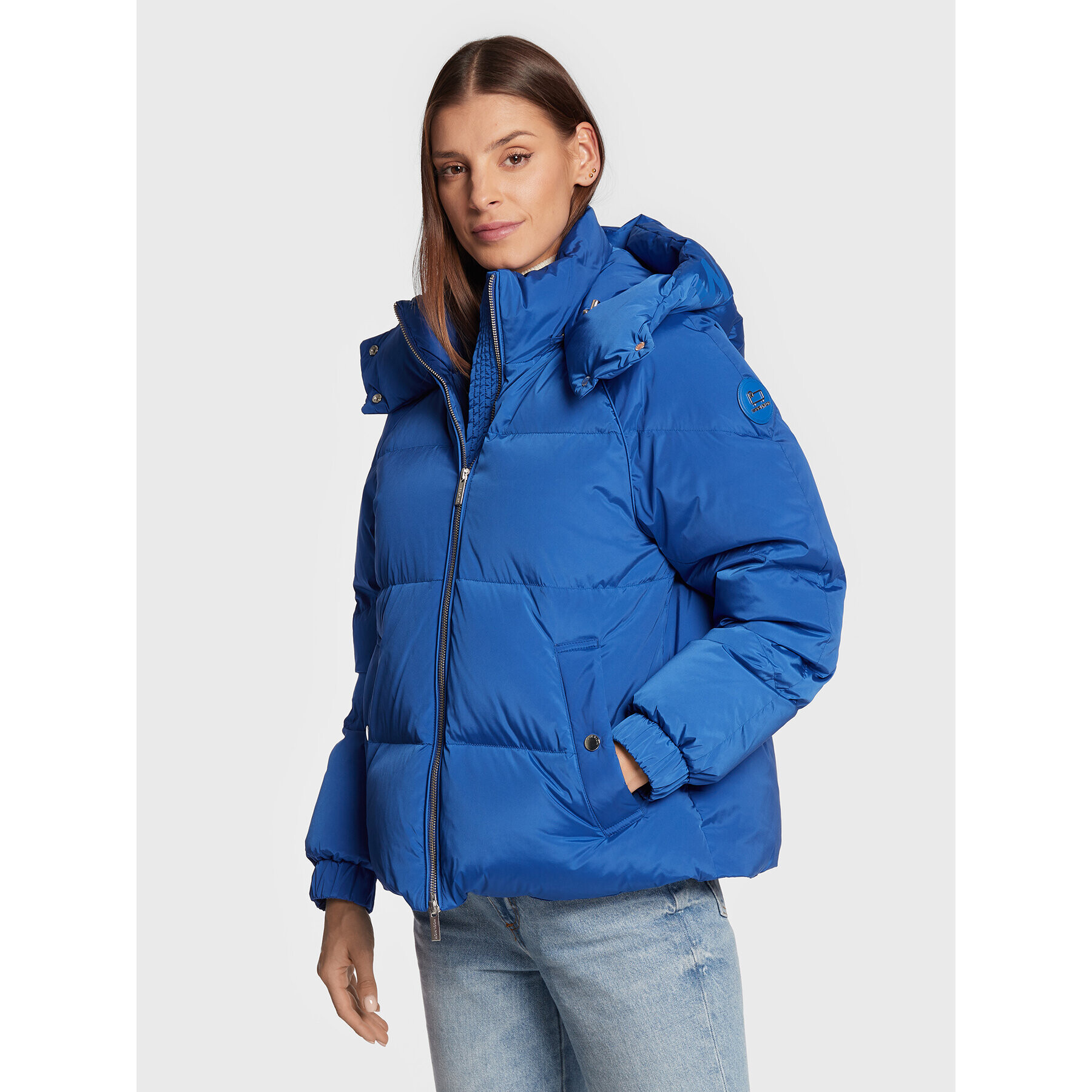 Woolrich Vatovaná bunda Alsea CFWWOU0699FRUT1148 Modrá Regular Fit - Pepit.sk