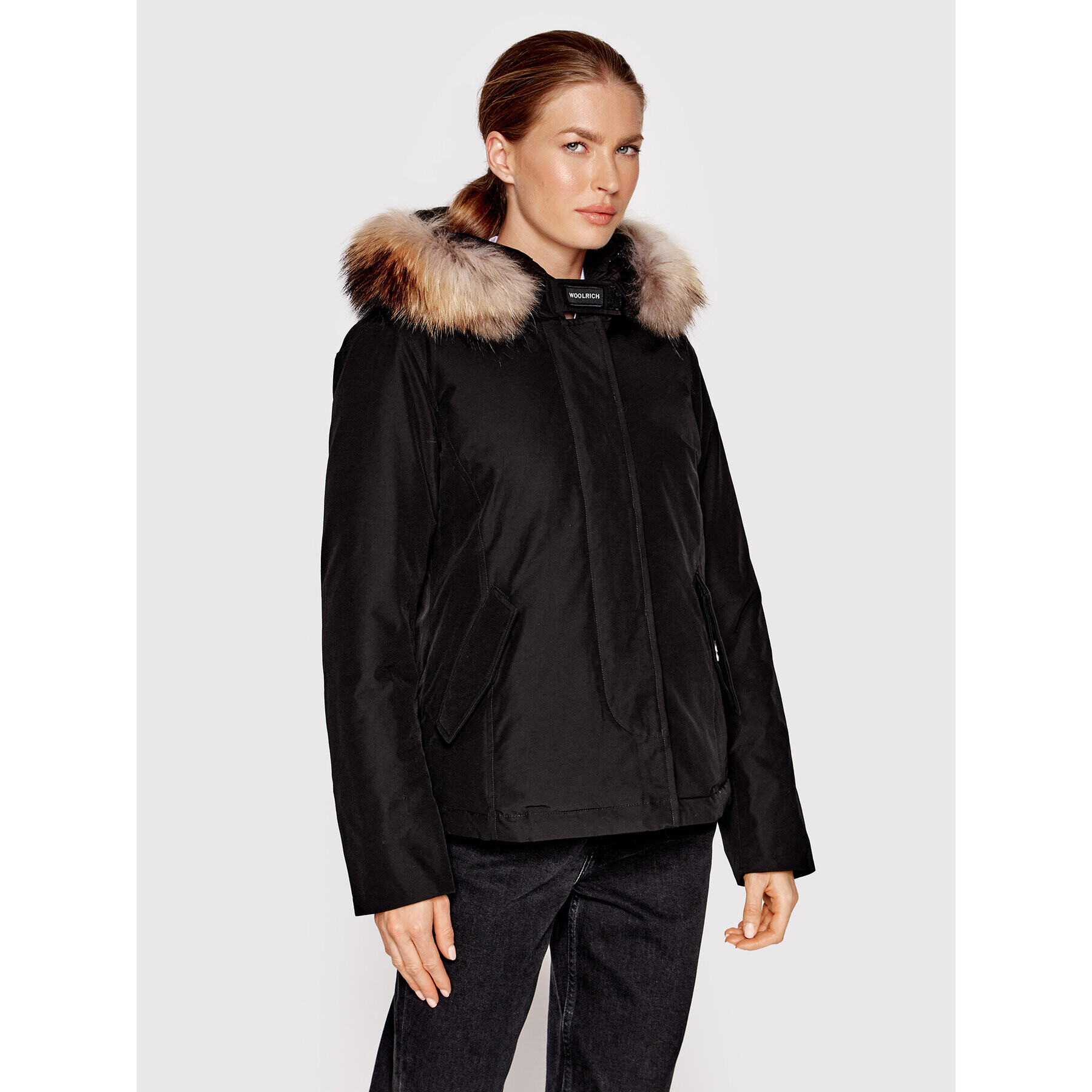 Woolrich Vatovaná bunda Arctic Raccoon CFWWOU0548FRUT0001 Čierna Regular Fit - Pepit.sk