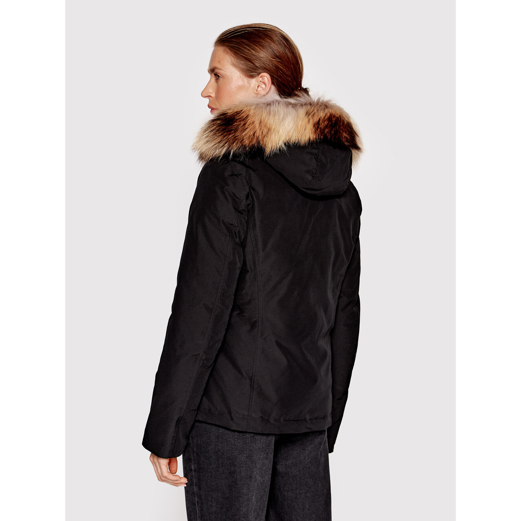 Woolrich Vatovaná bunda Arctic Raccoon CFWWOU0548FRUT0001 Čierna Regular Fit - Pepit.sk