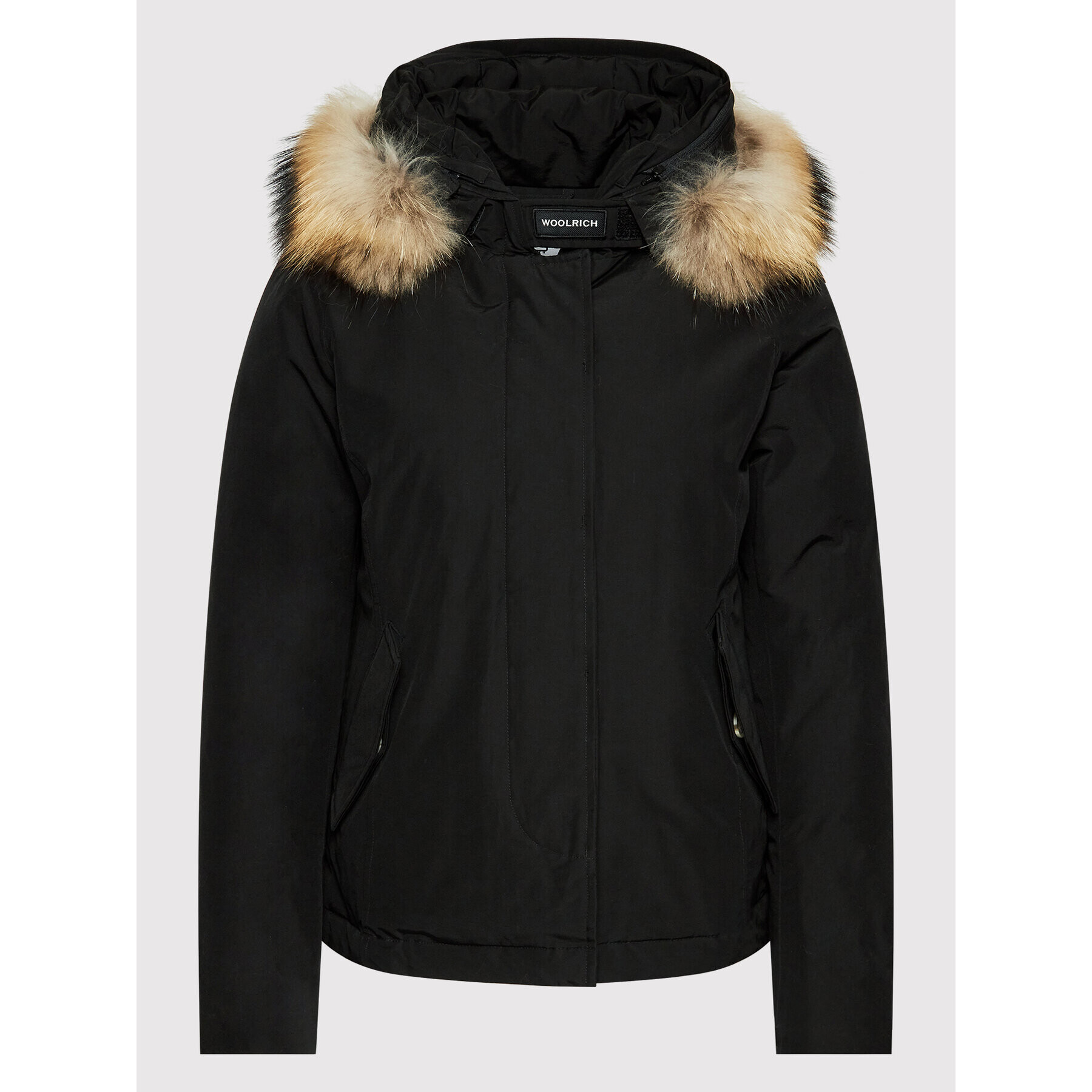 Woolrich Vatovaná bunda Arctic Raccoon CFWWOU0548FRUT0001 Čierna Regular Fit - Pepit.sk