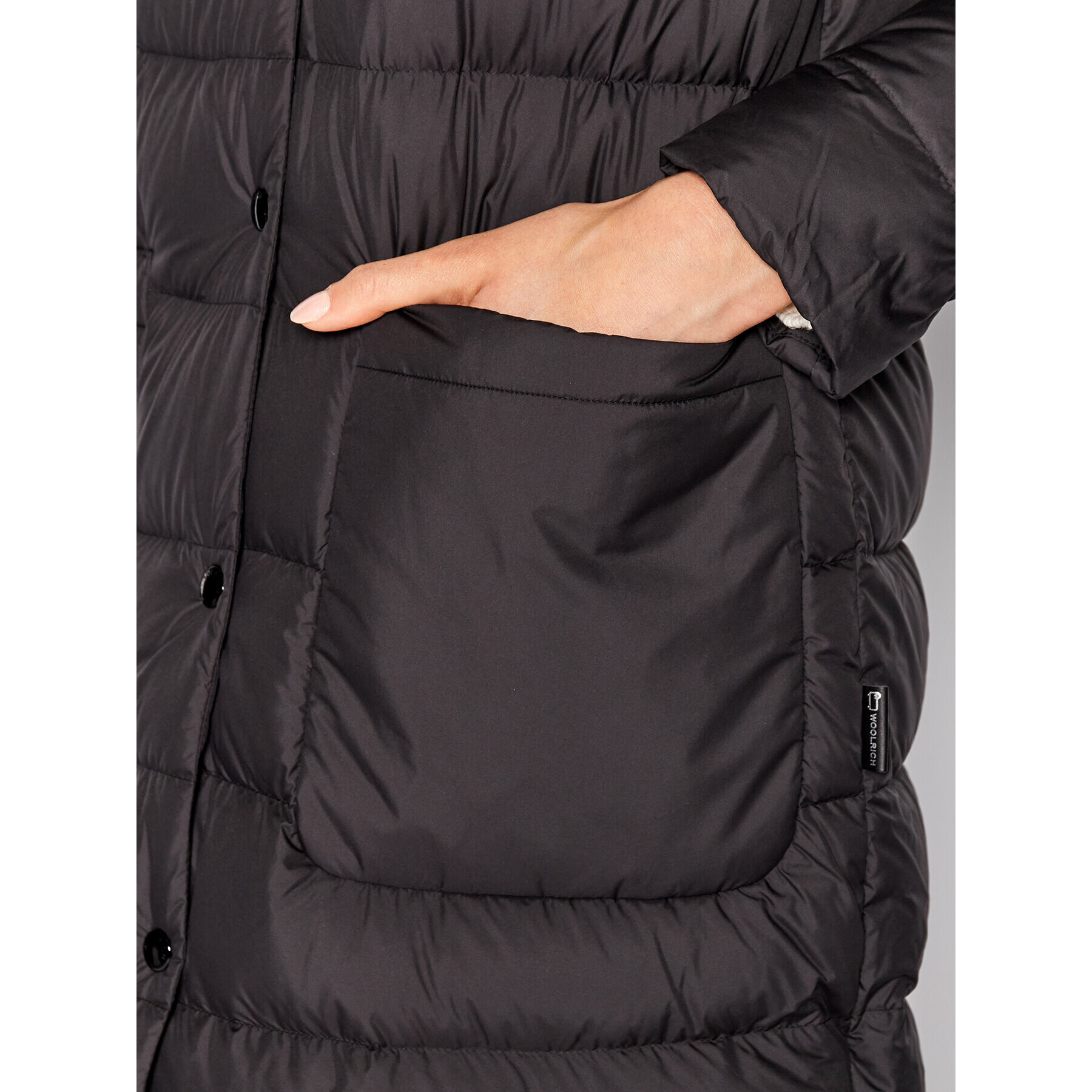 Woolrich Vatovaná bunda Ellis CFWWOU0658FRUT263 Čierna Regular Fit - Pepit.sk