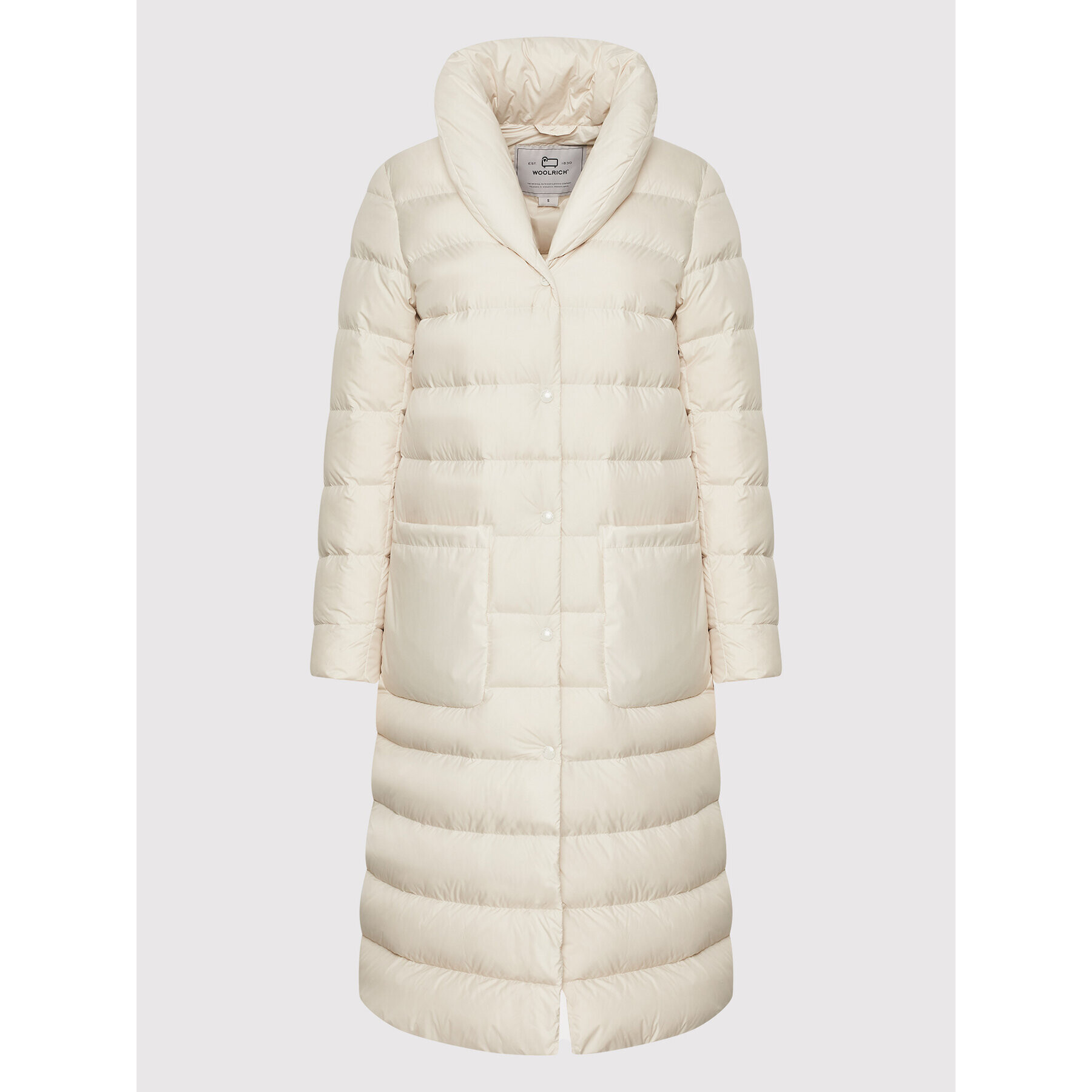 Woolrich Vatovaná bunda Ellis CFWWOU0658FRUT2635 Béžová Regular Fit - Pepit.sk