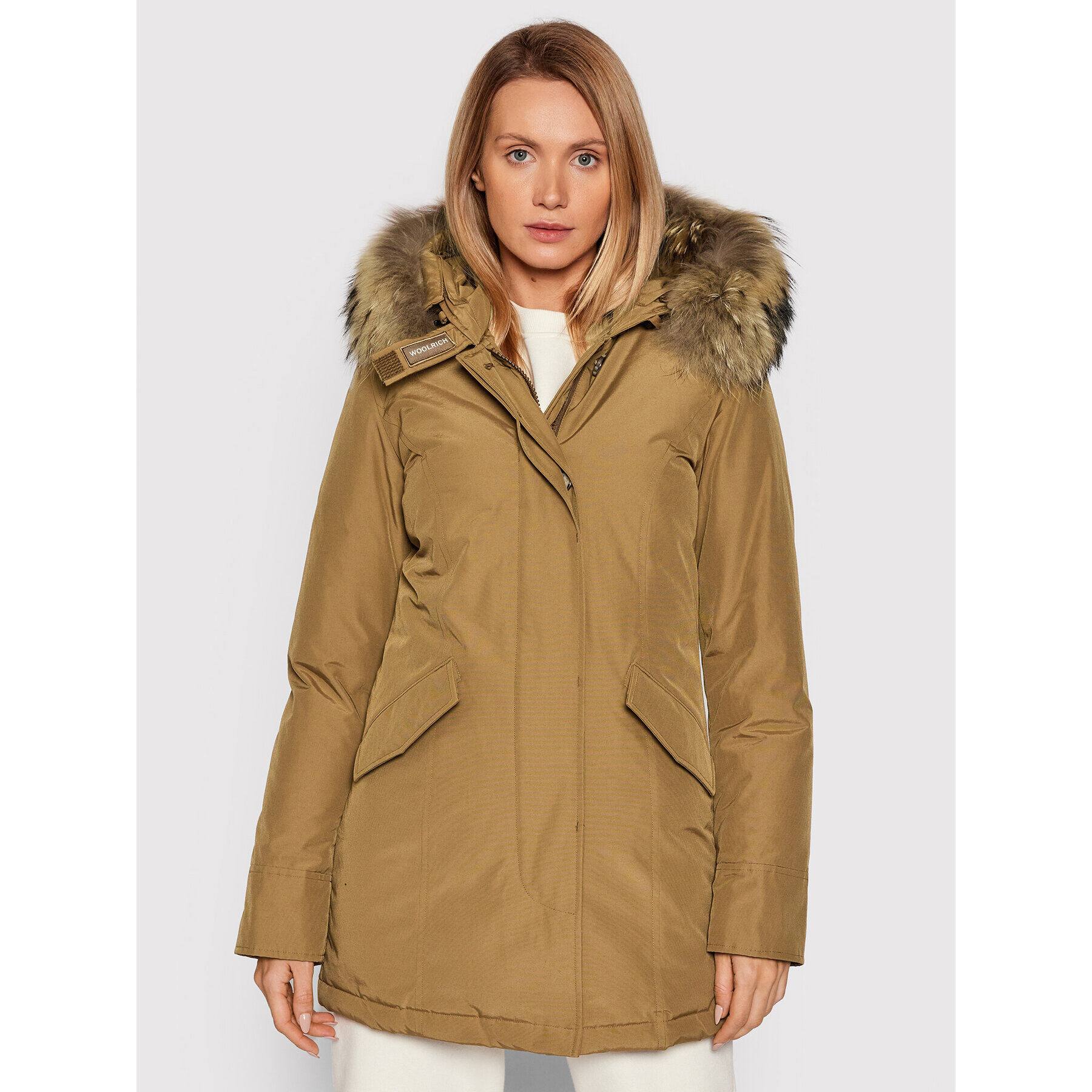 Woolrich Zimné bundy Arctic Raccoon CFWWOU0538FR UT0001 Hnedá Regular Fit - Pepit.sk