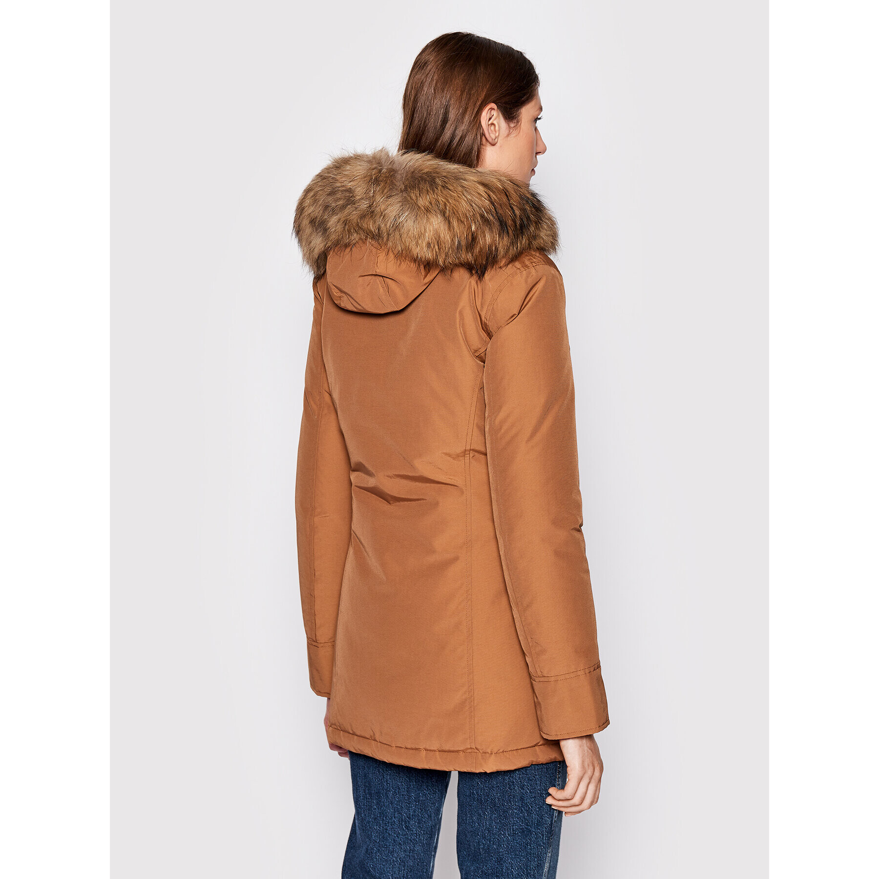 Woolrich Zimné bundy Arctic Raccoon CFWWOU0538FRUT0001 Hnedá Regular Fit - Pepit.sk