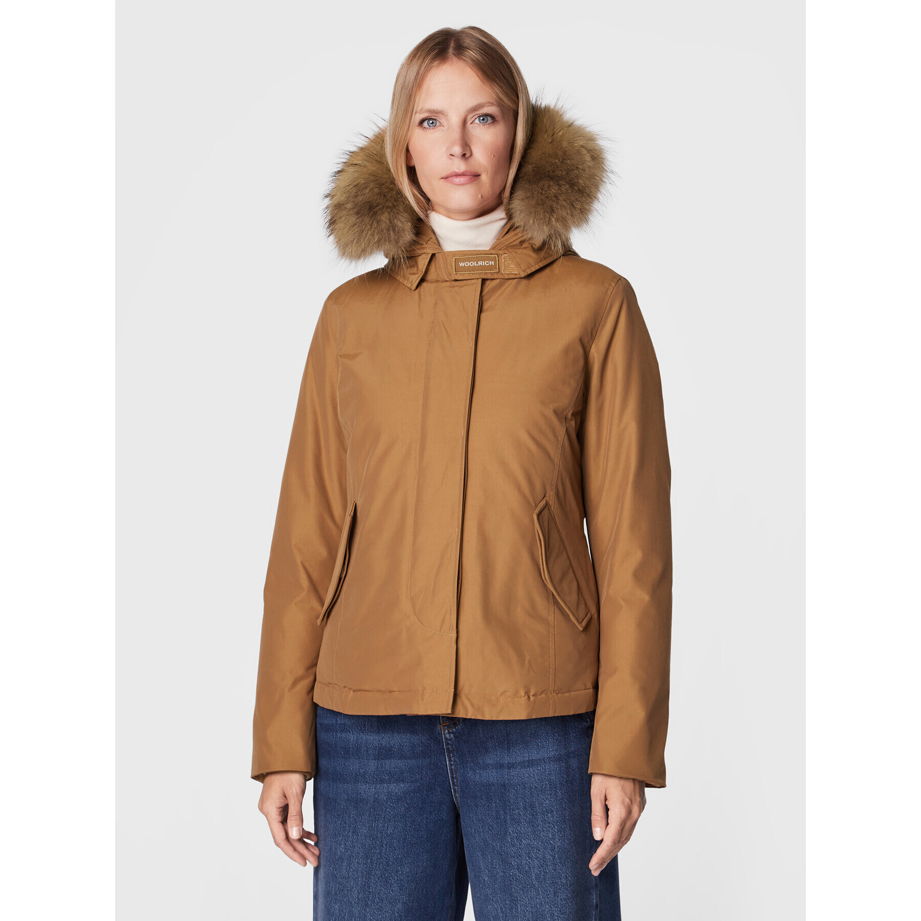 Woolrich Zimné bundy Arctic Raccoon CFWWOU0548FRUT0001 Hnedá Regular Fit - Pepit.sk