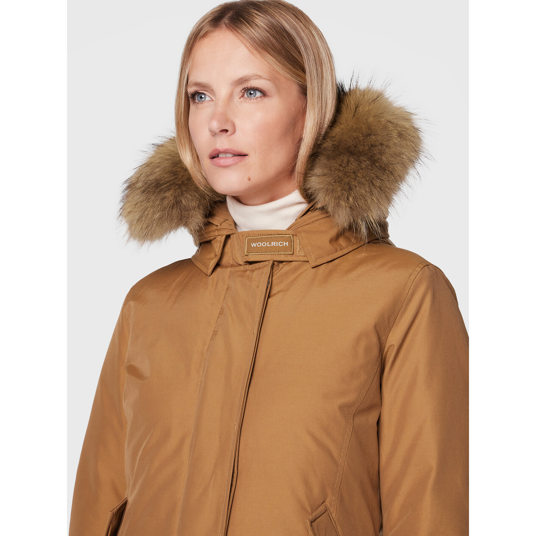 Woolrich Zimné bundy Arctic Raccoon CFWWOU0548FRUT0001 Hnedá Regular Fit - Pepit.sk