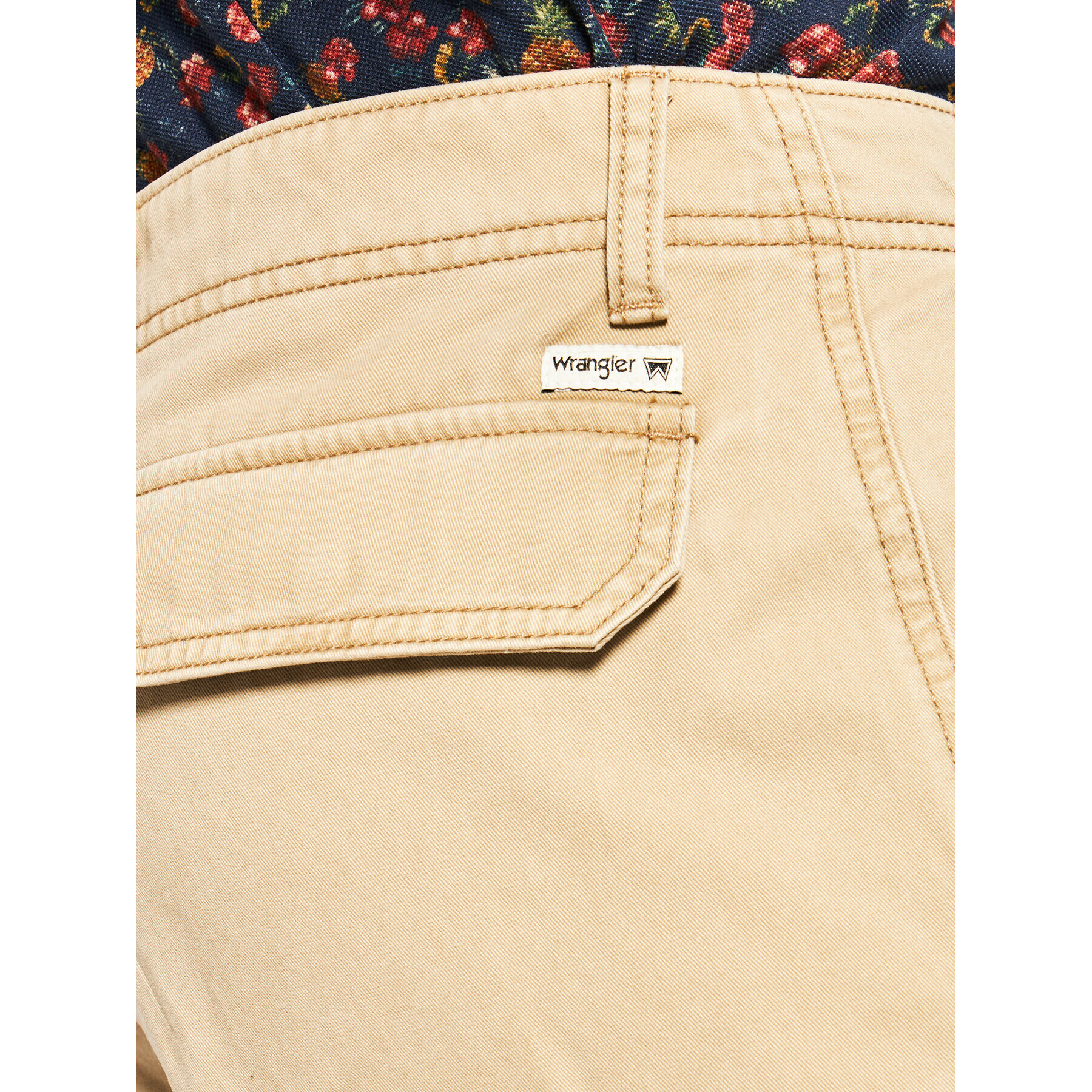 Wrangler Bavlnené šortky Cargo W15DKC58N Hnedá Regular Fit - Pepit.sk