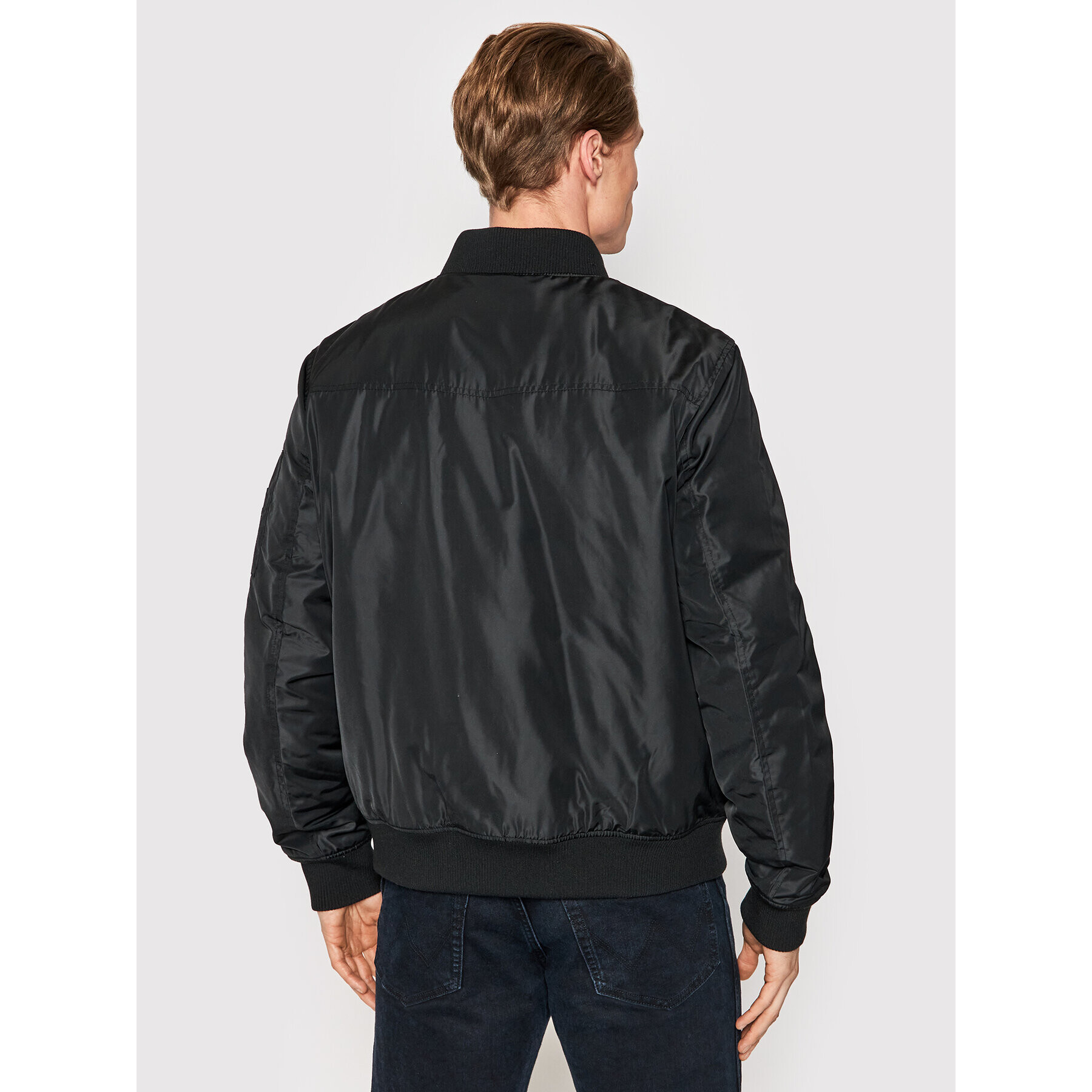 Wrangler Bundy bomber Pilot W4F9XC100 Čierna Regular Fit - Pepit.sk