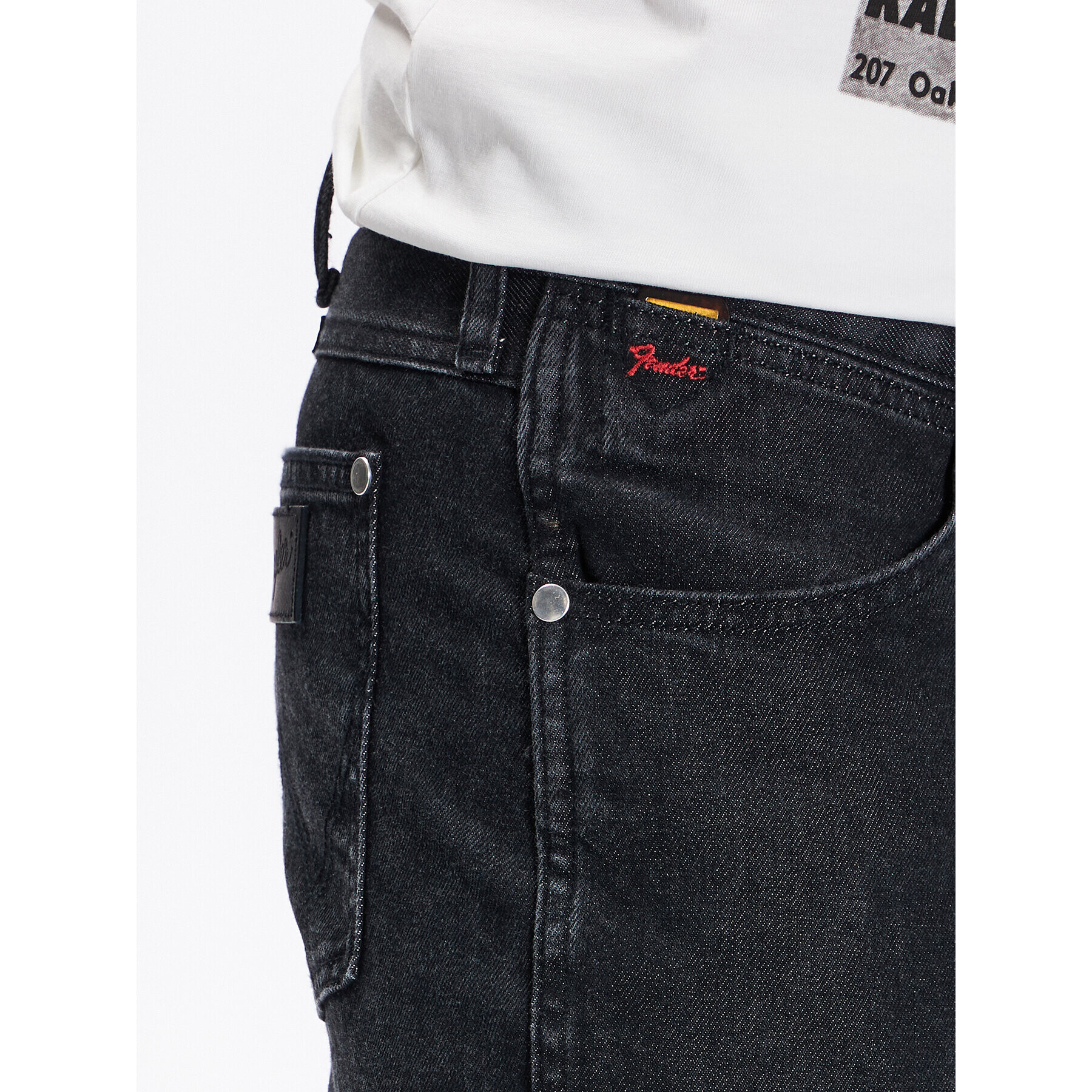 Wrangler Džínsy W18S3018O Čierna Slim Fit - Pepit.sk