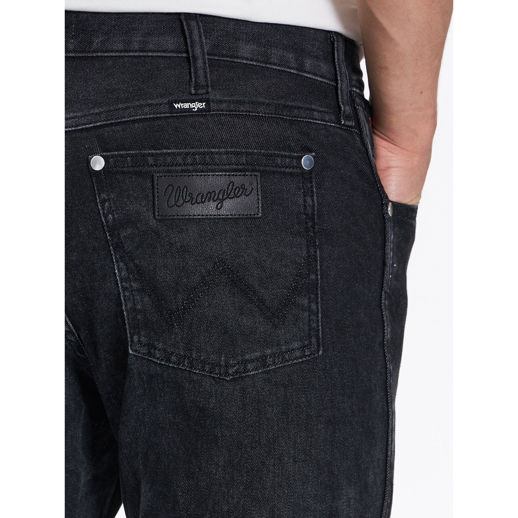 Wrangler Džínsy W18S3018O Čierna Slim Fit - Pepit.sk