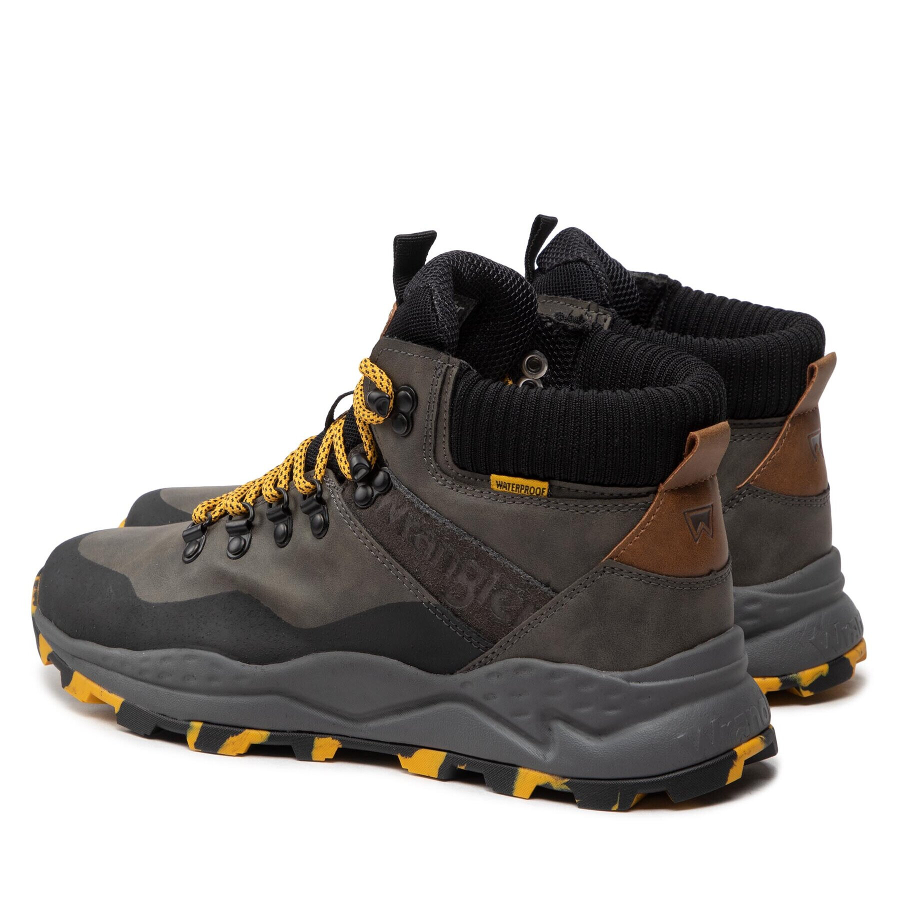 Wrangler Trekingová obuv Crossy Mountain Waterproof WM22140A Sivá - Pepit.sk